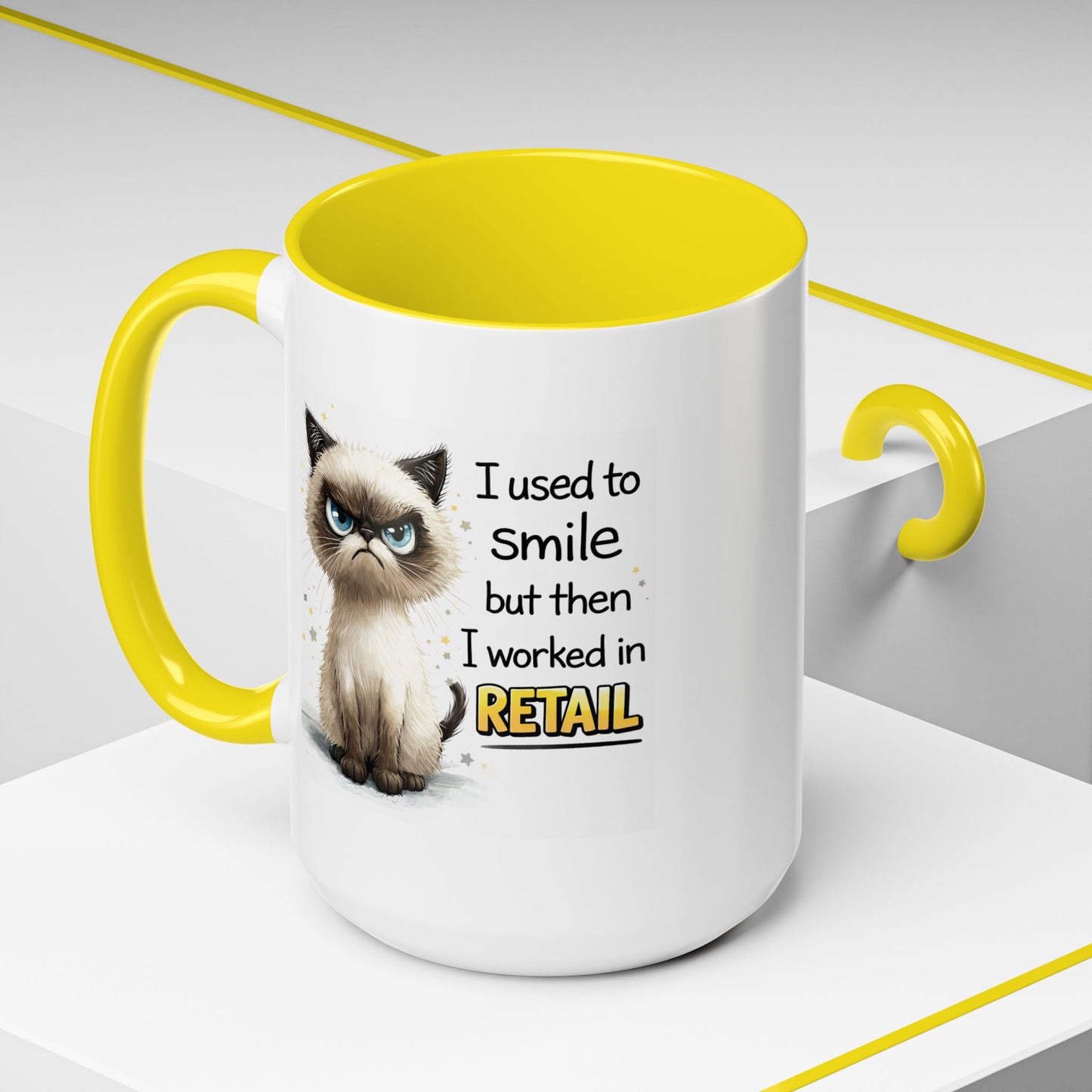 Humor Mug - I Used To Smile