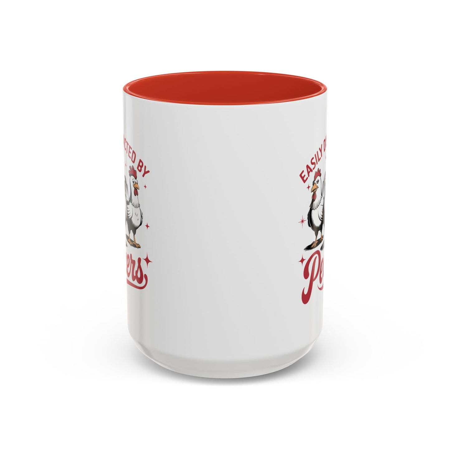 Humor Mug - Easily Distracted By Peckers