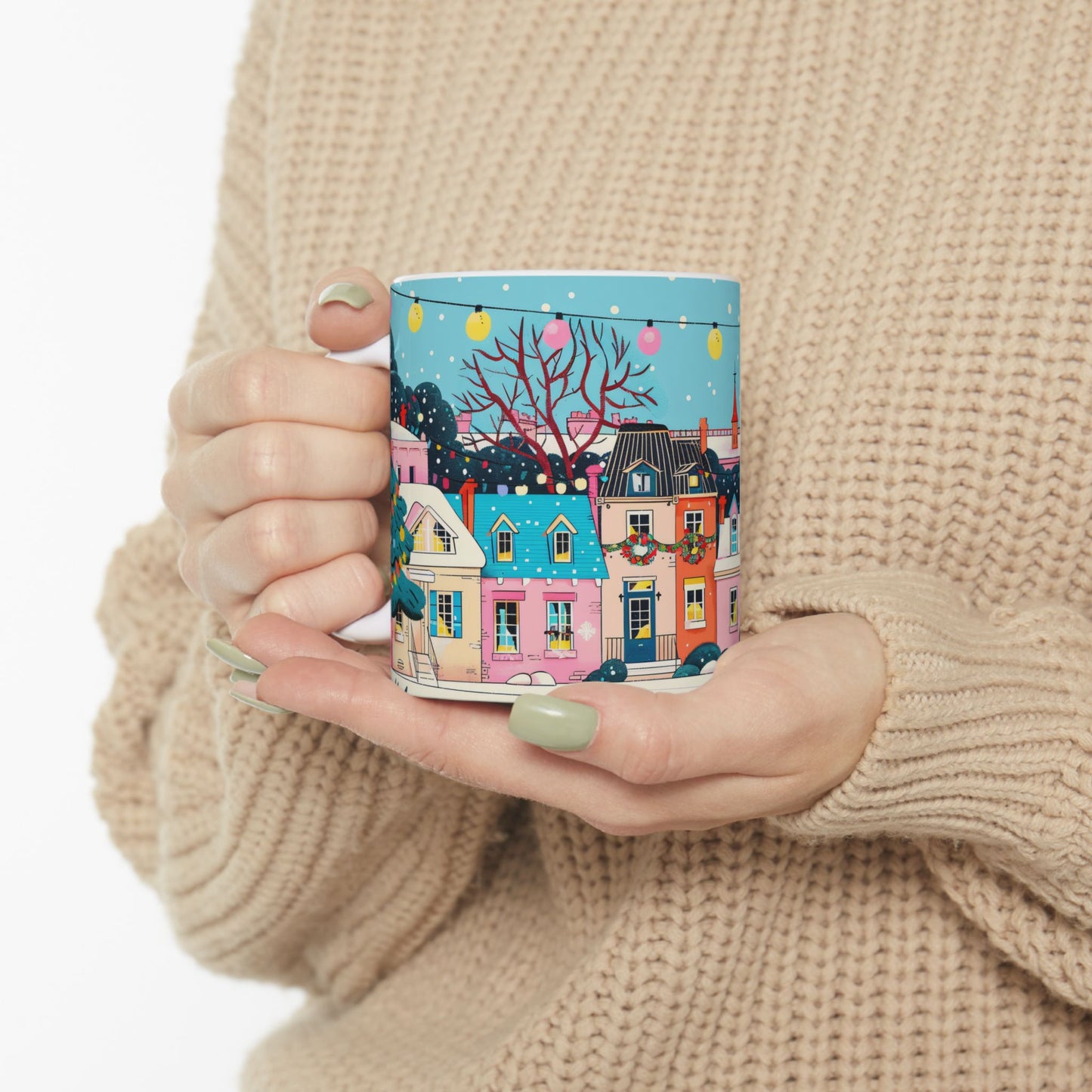 Christmas Mug - Christmas Town Wrap 1