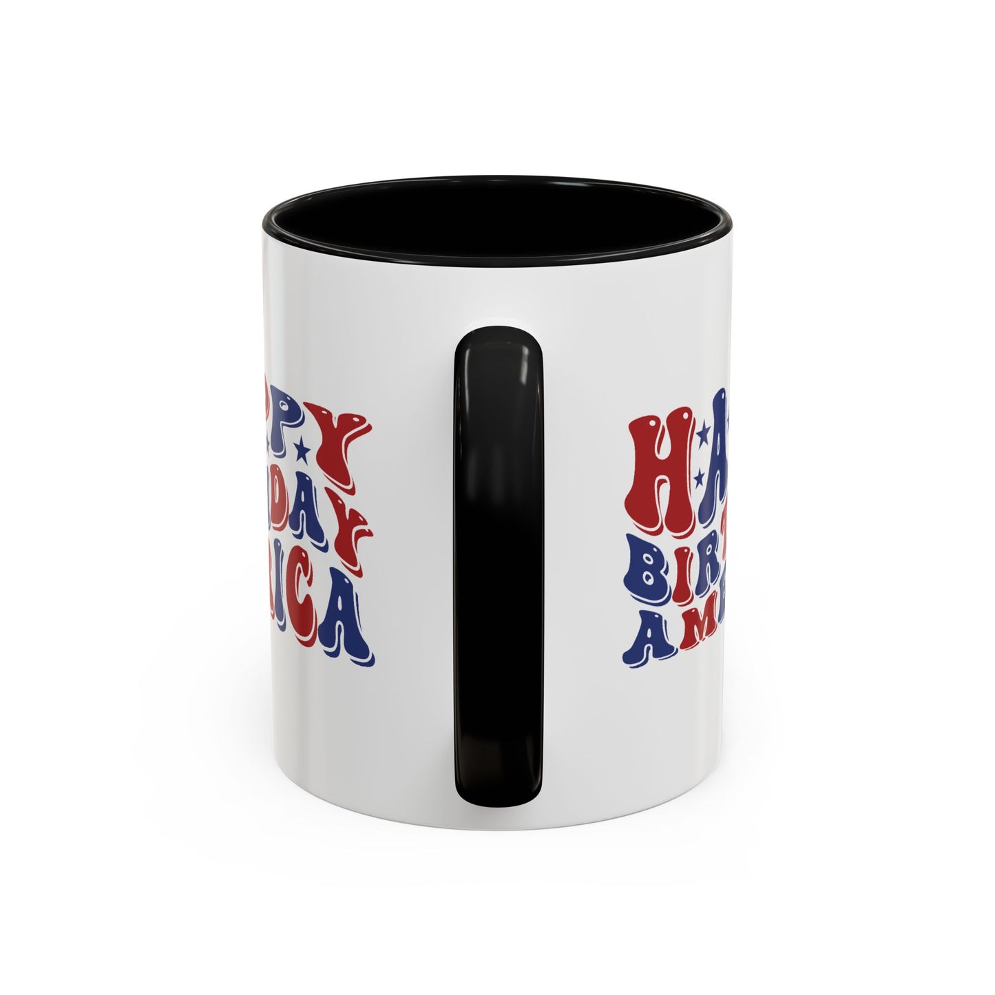 4th of July Mug - Happy Birthday America Retro