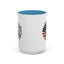 4th of July Mug - Happy 4th of July Sunflower USA Flag