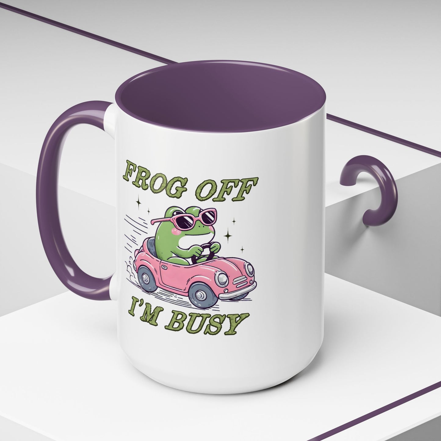 Humor Mug - Frog Off I'm Busy