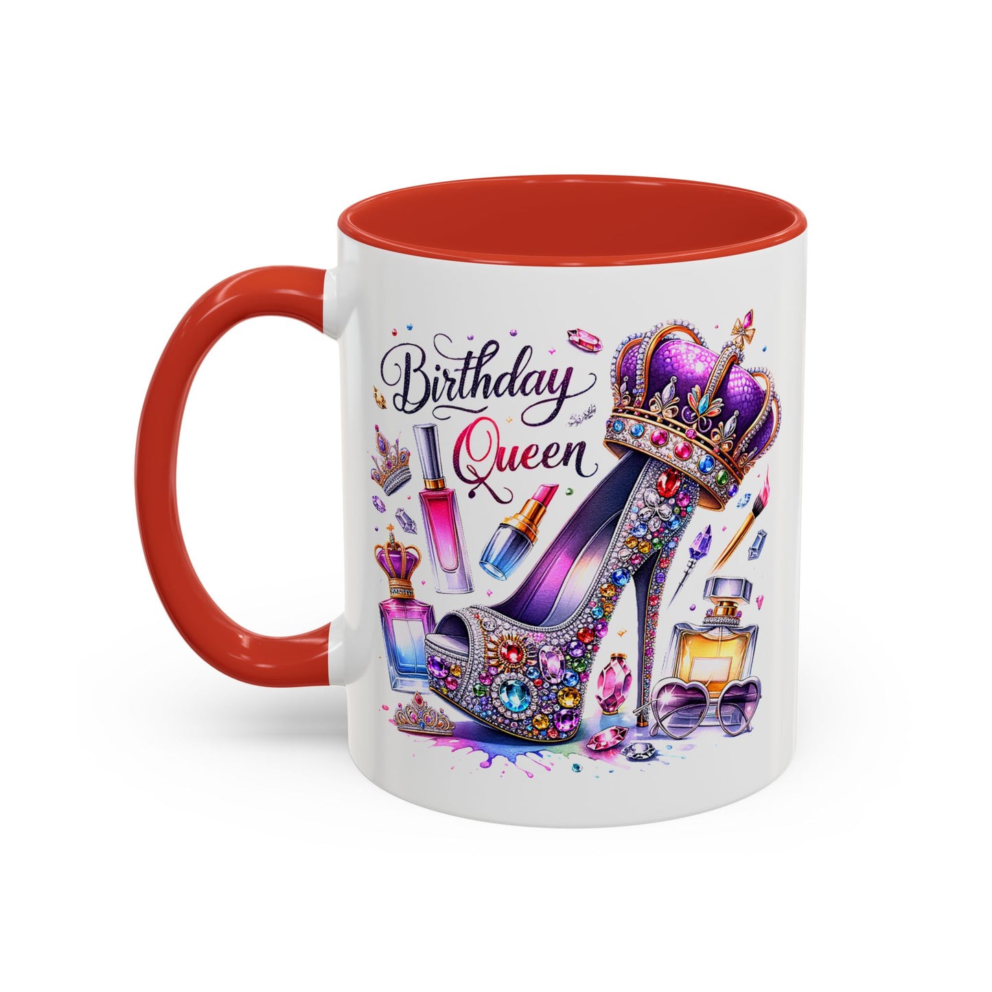 Birthday Mug - Birthday Queen Glitter