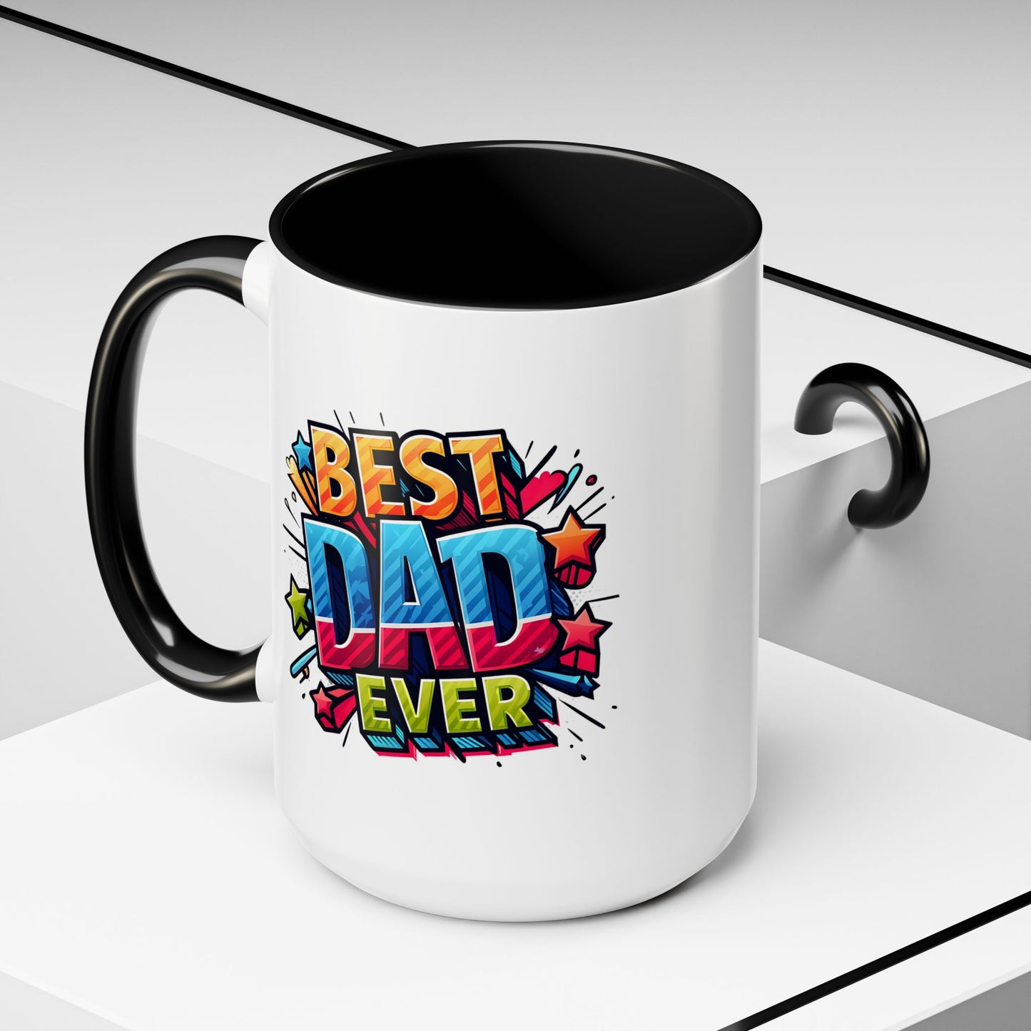 Father's Day Mug - Best Dad Ever Comic