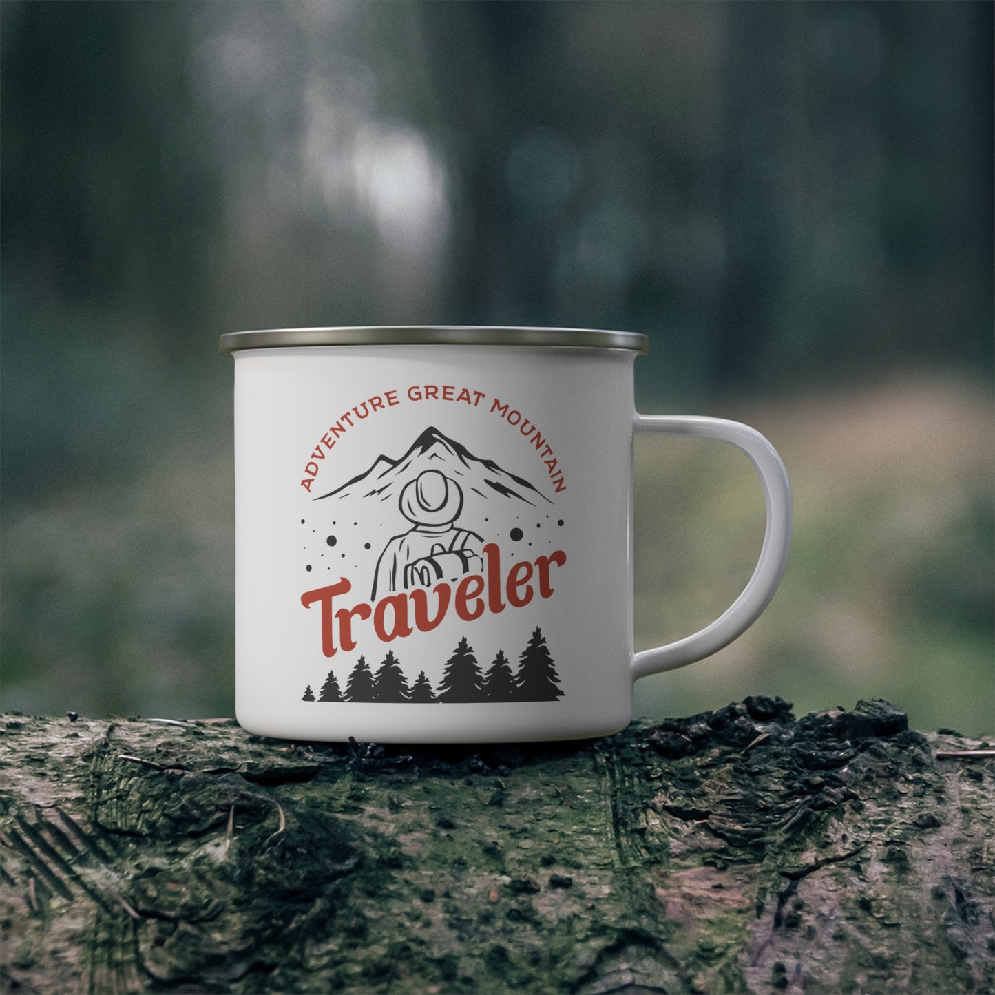 Adventure Mug - Traveler Adventure Great Mountain