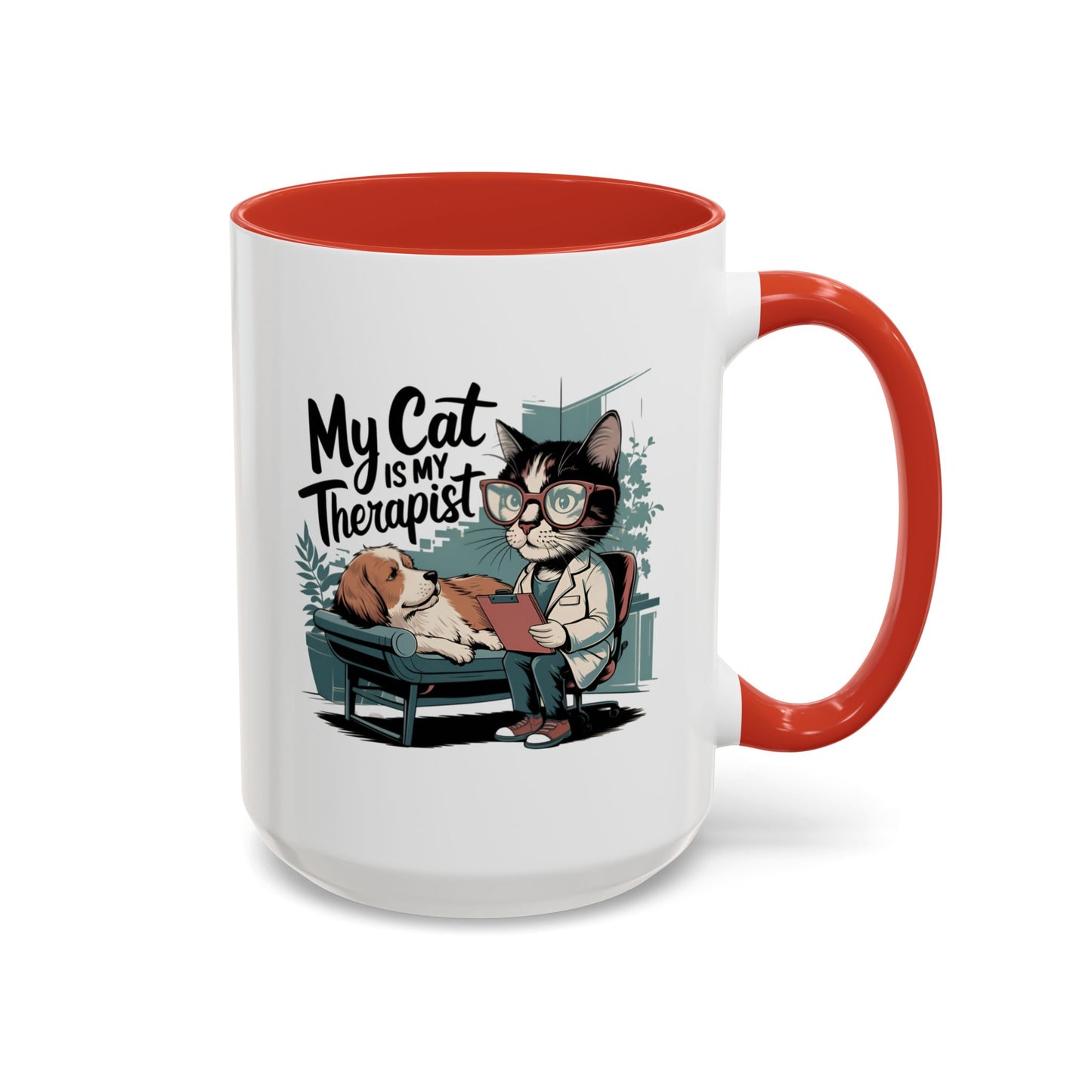 Animal Mug - My Cat Is My Therapist