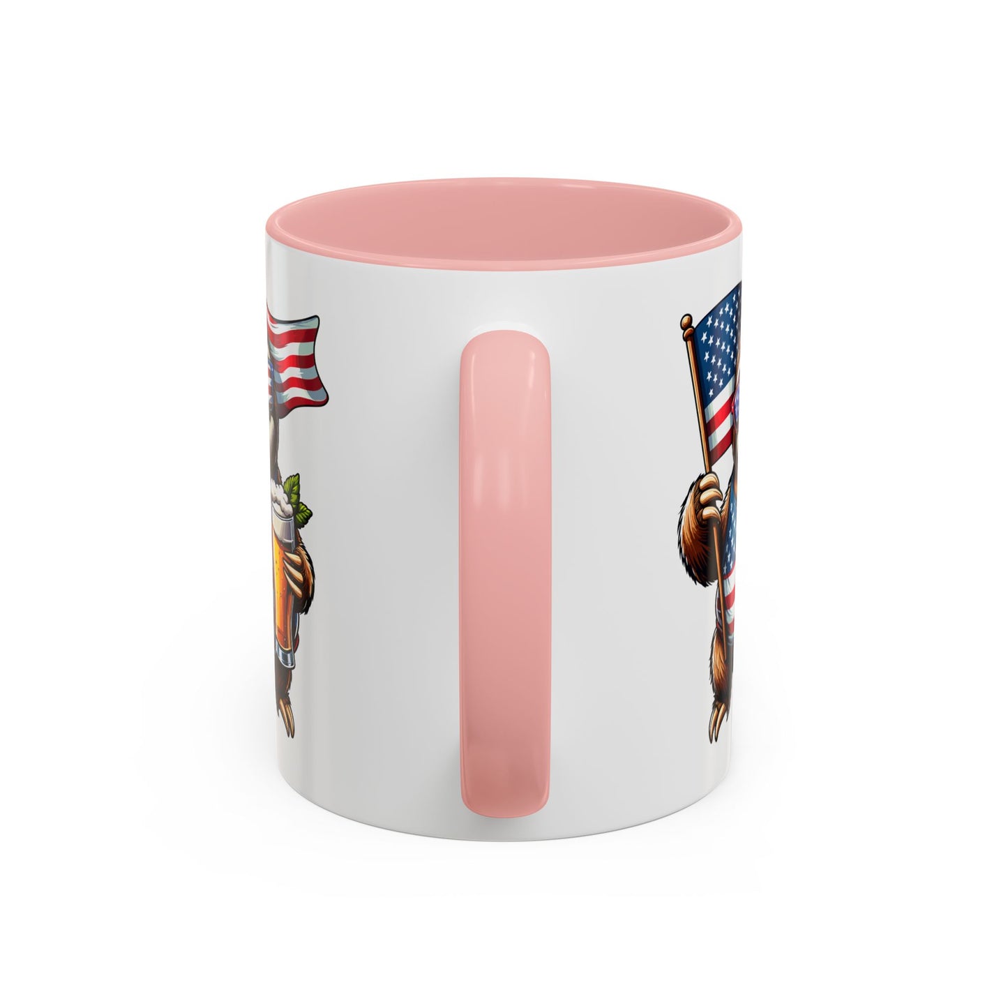 4th of July Mug - Merica Sloth