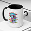 Alien Mug - Multicoloured Cow