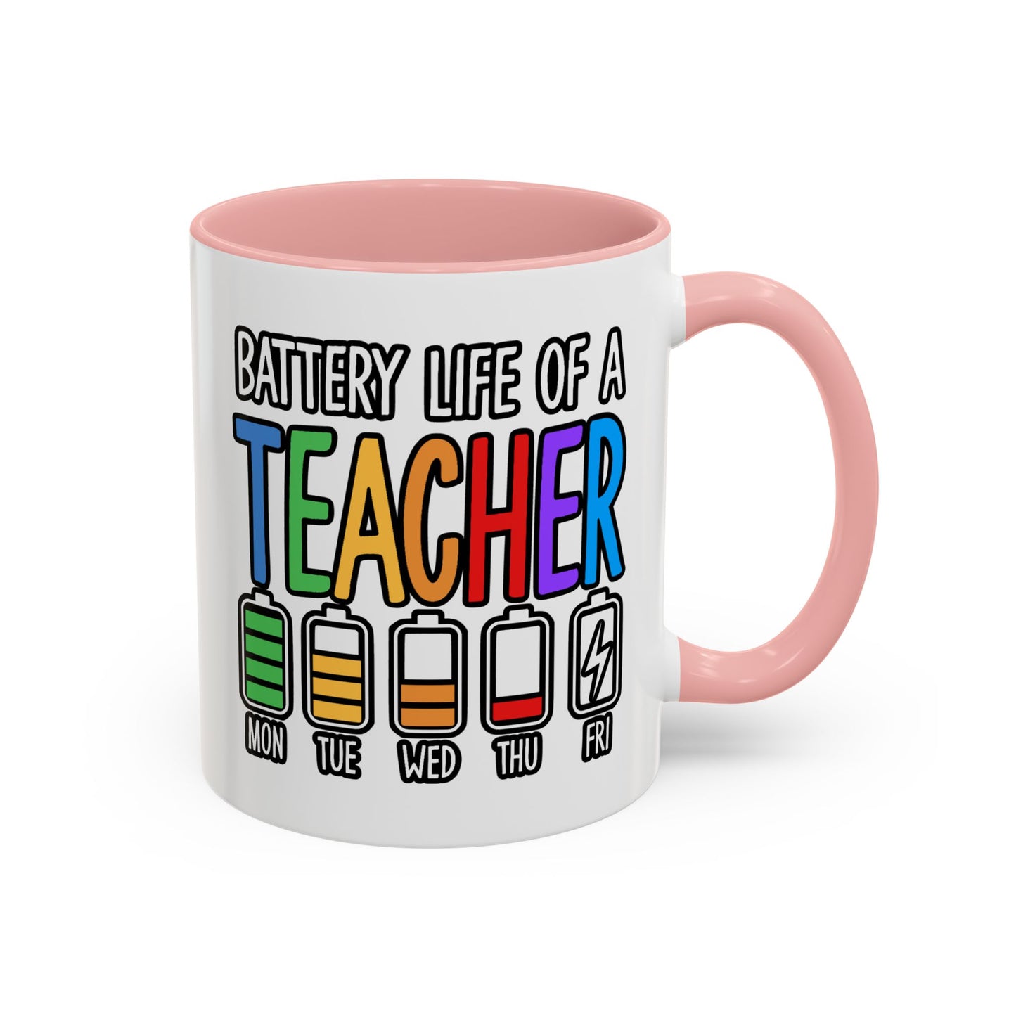 Office Mug - Battery Life of a Teacher