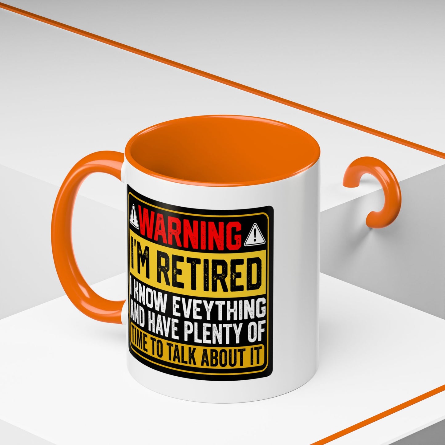 Office Mug - Warning I'm Retired