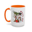 Christmas Mug - Merry Xmas Snowman Tree Present