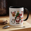Christmas - Merry Christmas White Text Santa Reindeer Penguin Fox