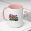 Christmas Mug - Merry Christmas Red & Green Text Mistletoe