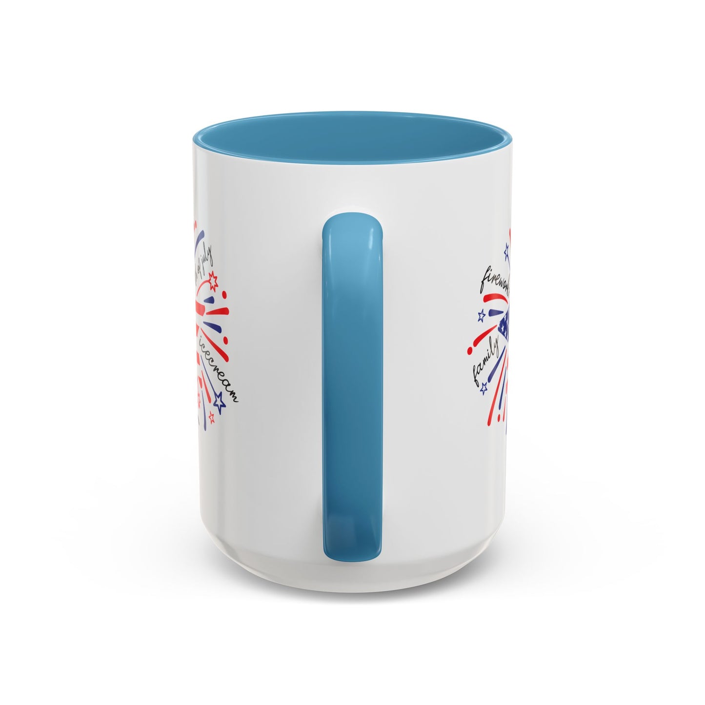 4th of July Mug - Star Flag Fireworks