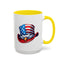 4th of July Mug - Bald Eagle American Hat