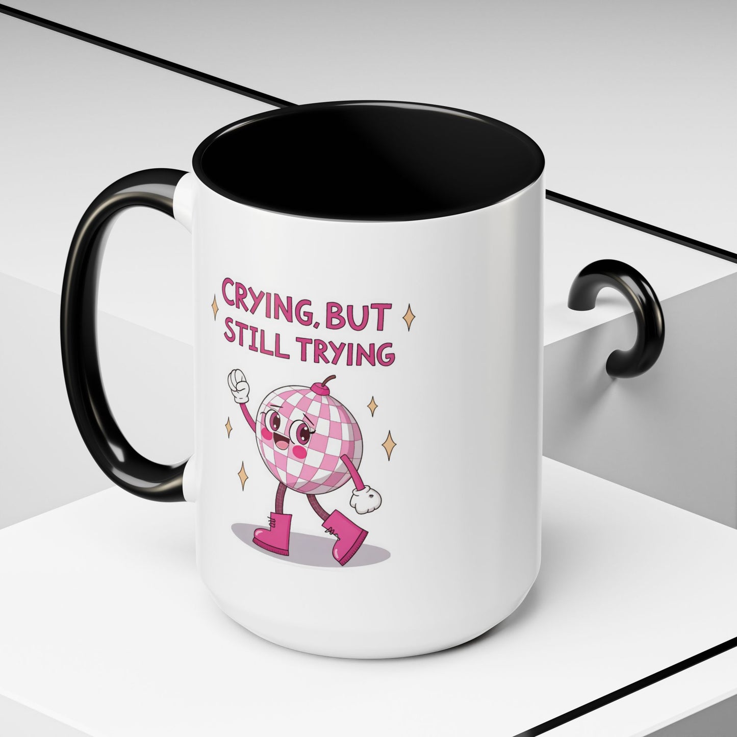 Wellness Mug - Crying But Still Trying