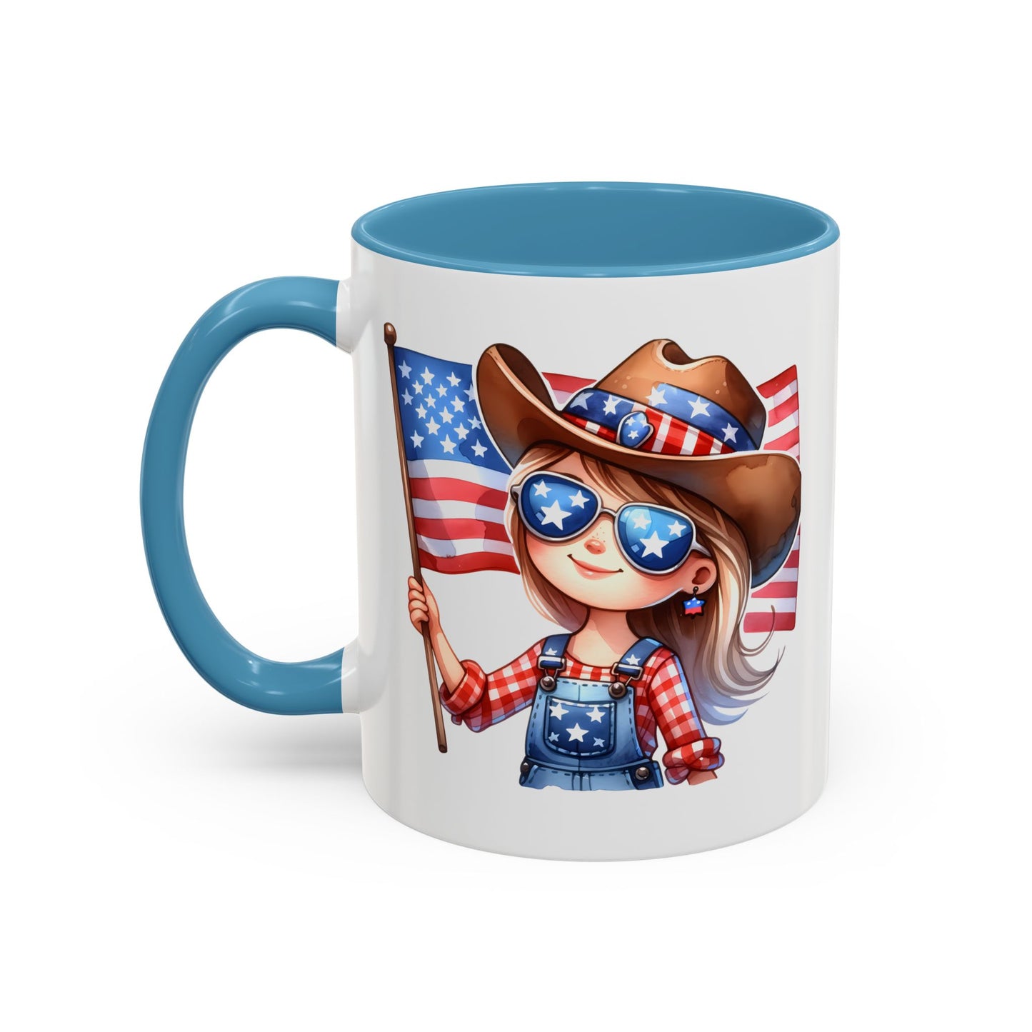 4th of July - Cowgirl Flag