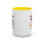 Alien Mug - Multicoloured Cow