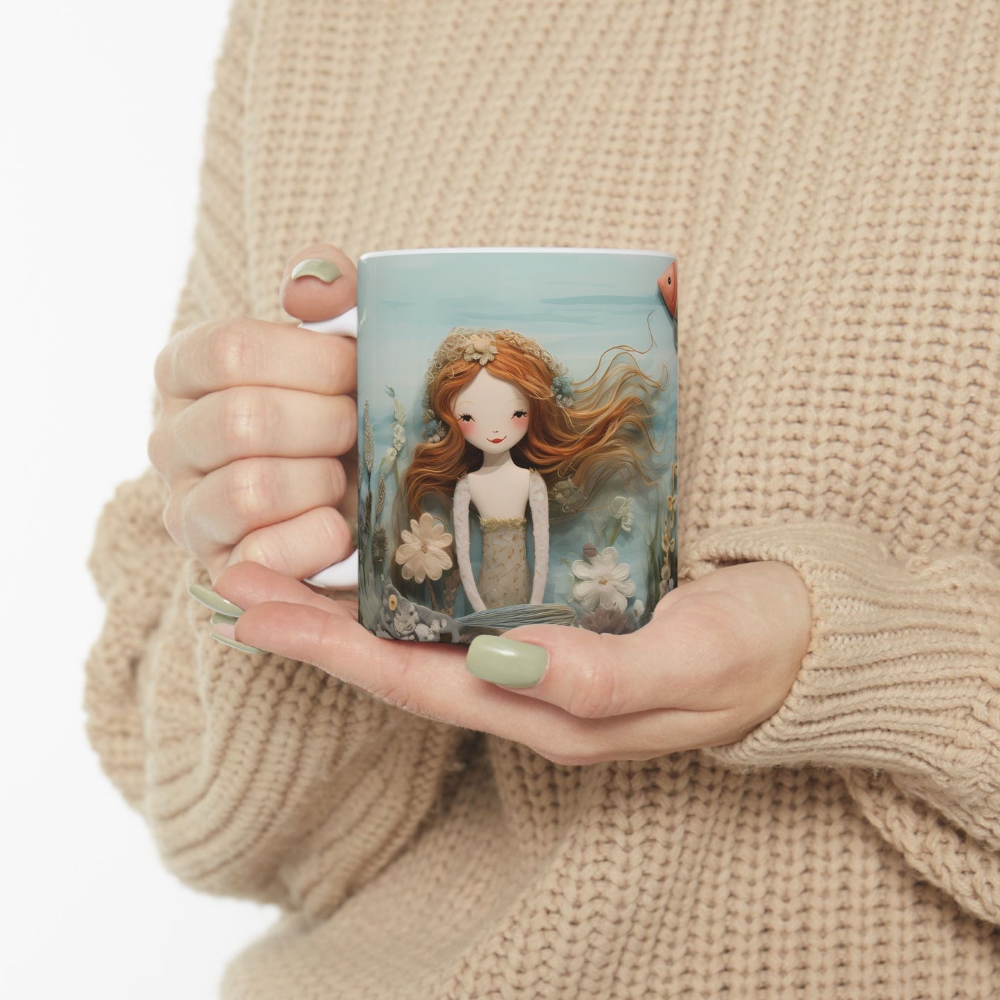 Artistic Mug - Felted Undersea