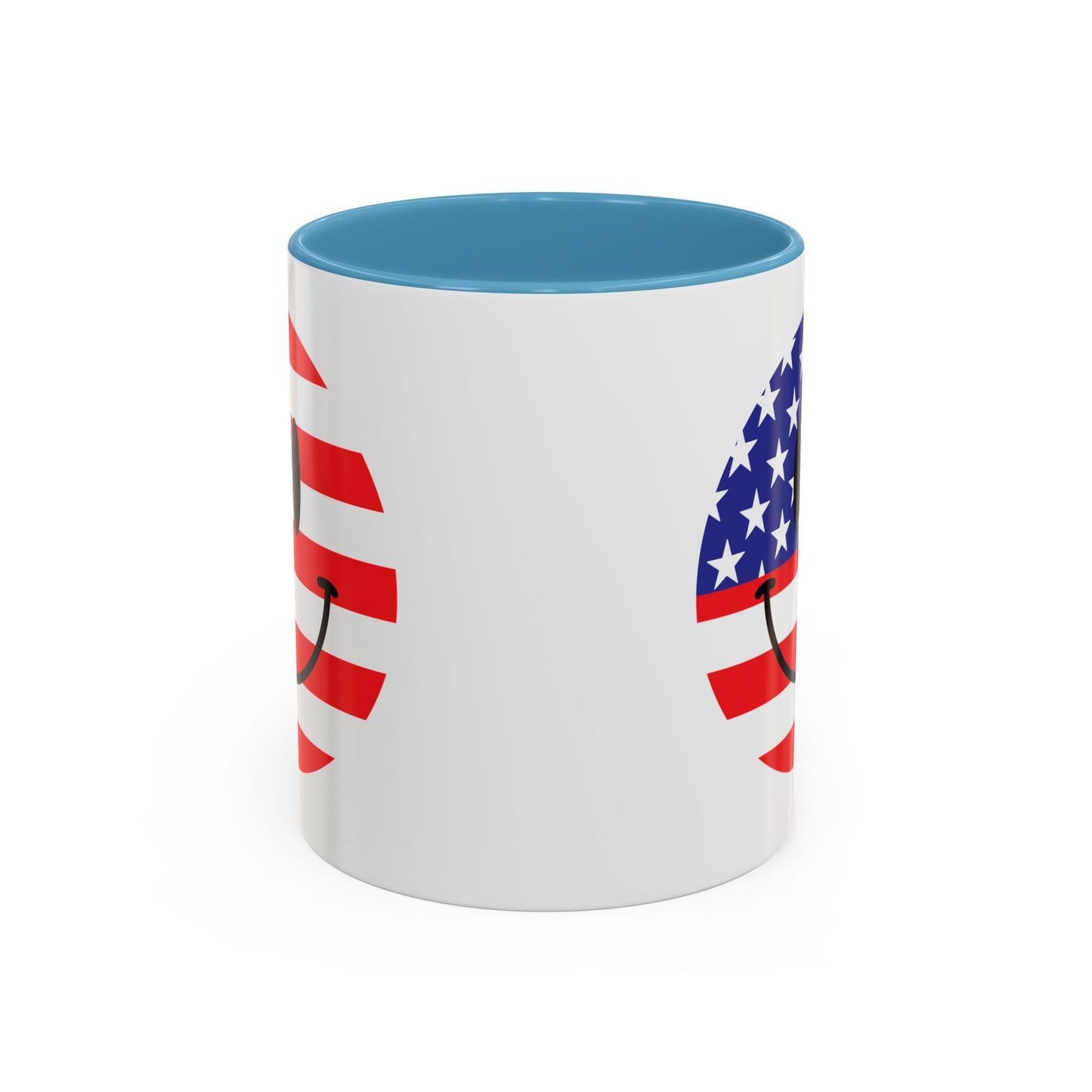 4th of July Mug - America Smiley Face