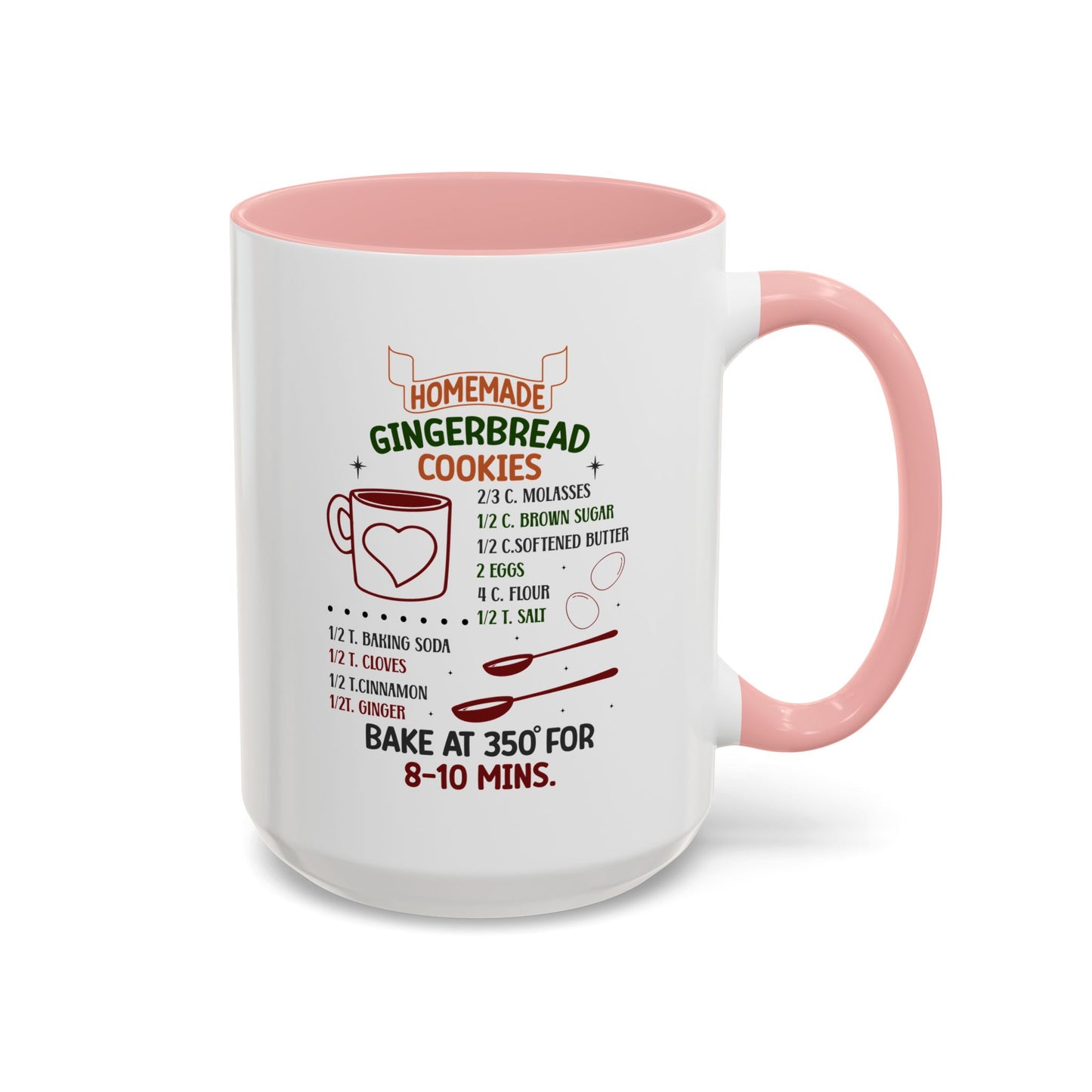 Christmas Mug - Homemade Gingerbread Cookies Recipe
