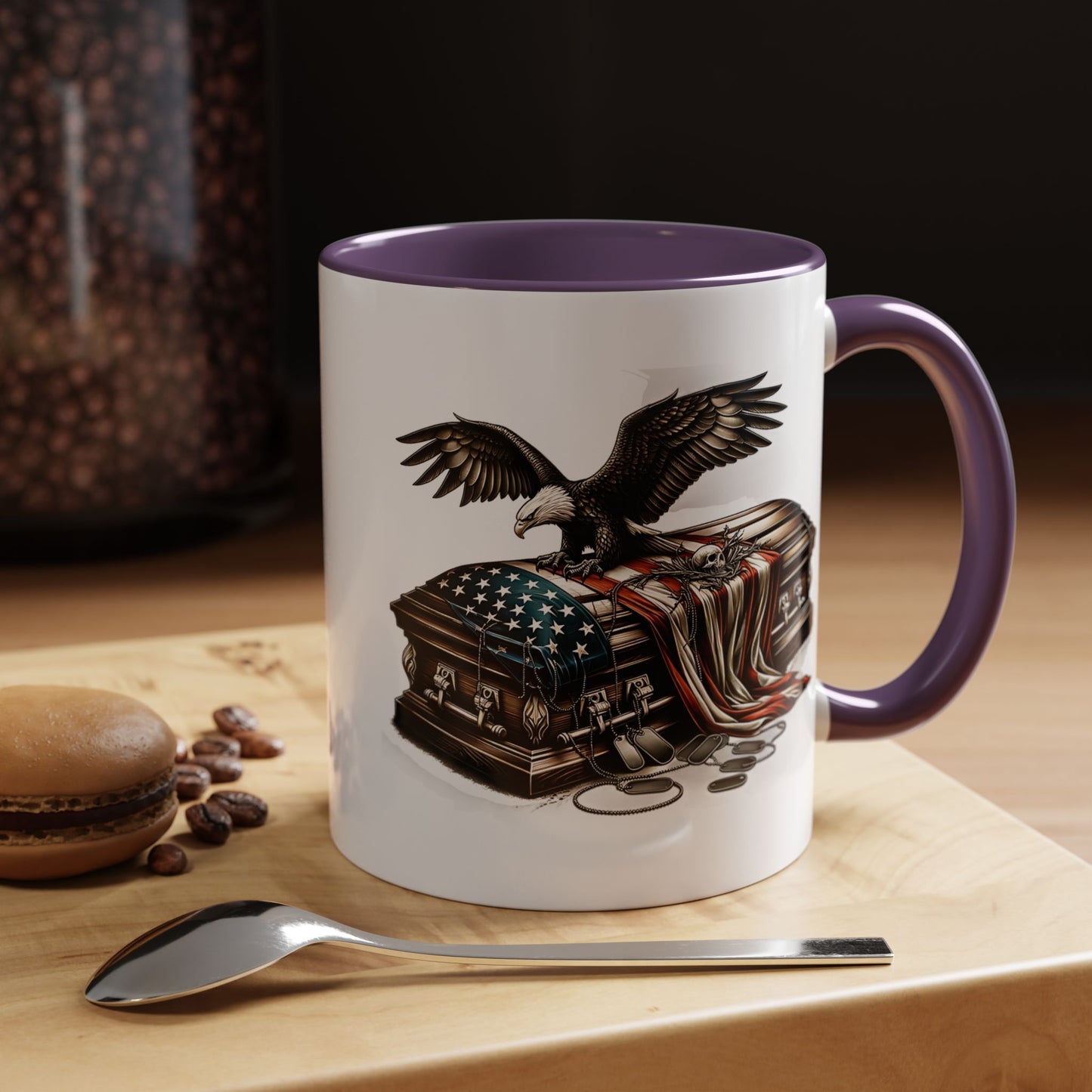 4th of July Mug - American Bald Eagle Fallen Soldier