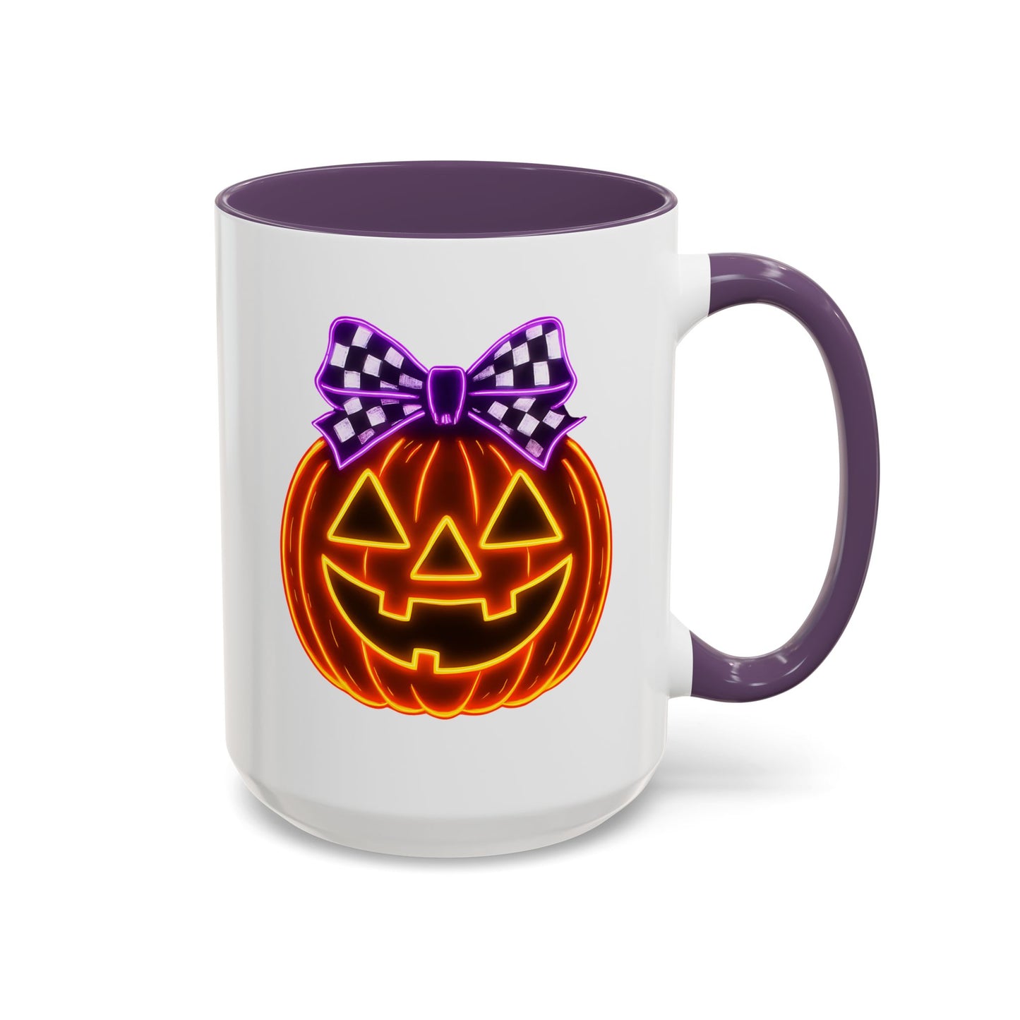 Halloween Mug - Purple Bow's Pumpkin
