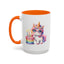 Birthday Mug - Unicorn Candles