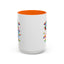 Alien Mug - Multicoloured Cow