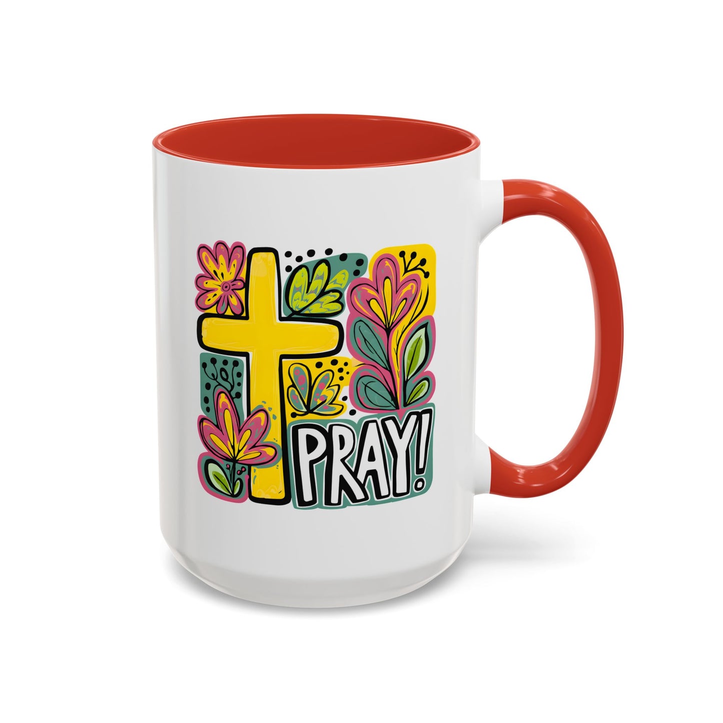 Religious Mug - Pray Cross