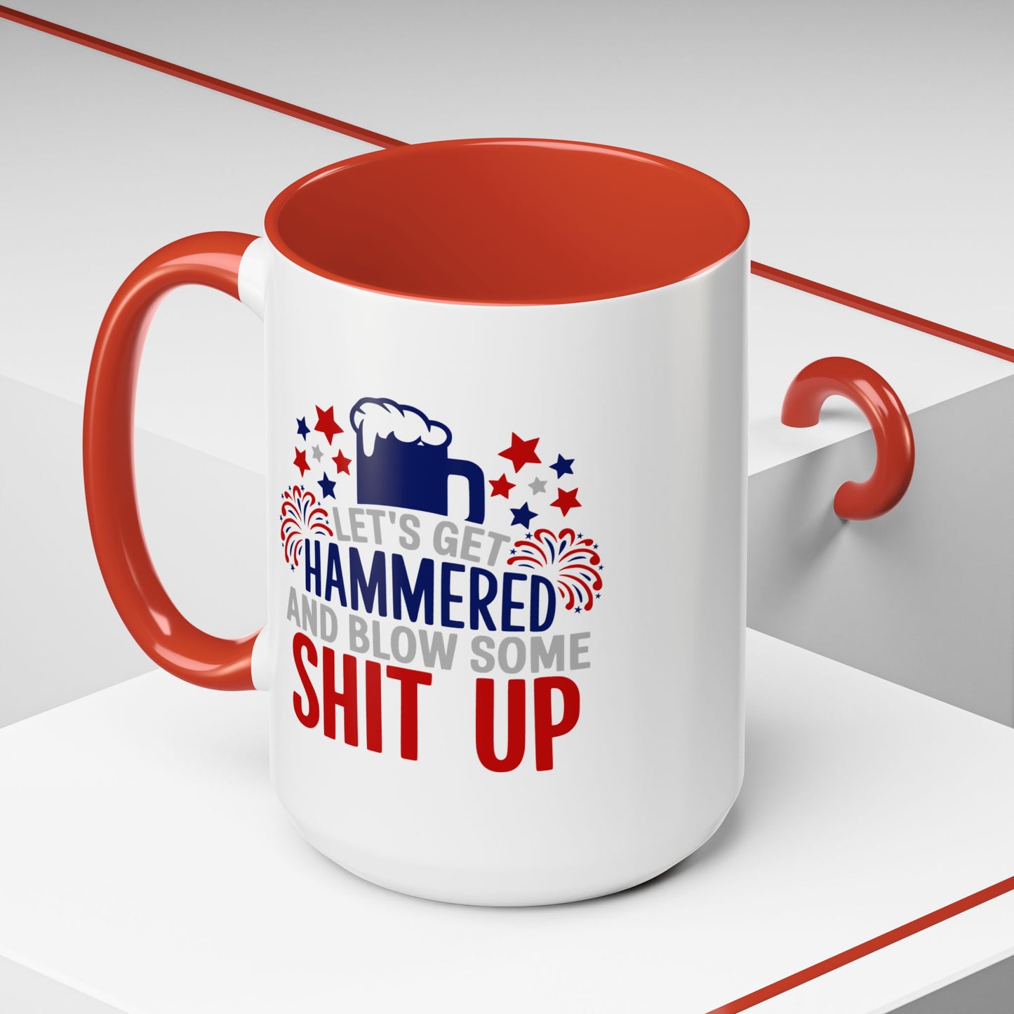 4th of July Mug - Let's Get Hammered