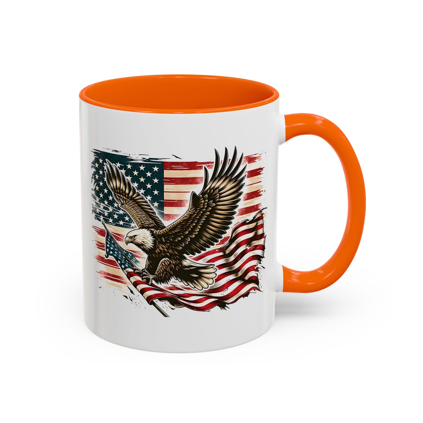 4th of July Mug - American Bald Eagle Flag 9
