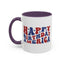 4th of July Mug - Happy Birthday America Retro