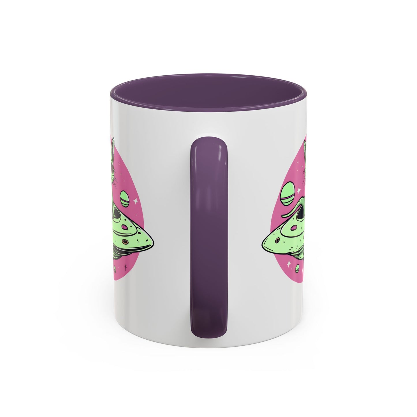 Alien Mug - Flying Saucer Cat
