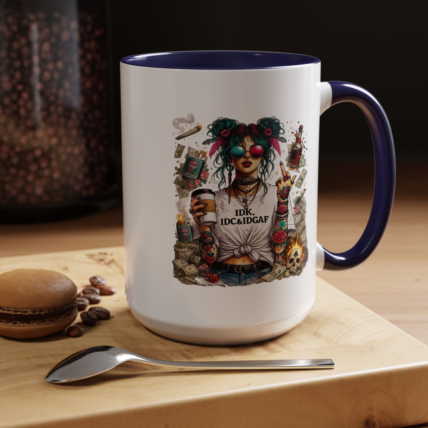 Humor Mug - The IDK IDC & IDGAF