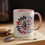 4th of July Mug - God Bless America Sunflower