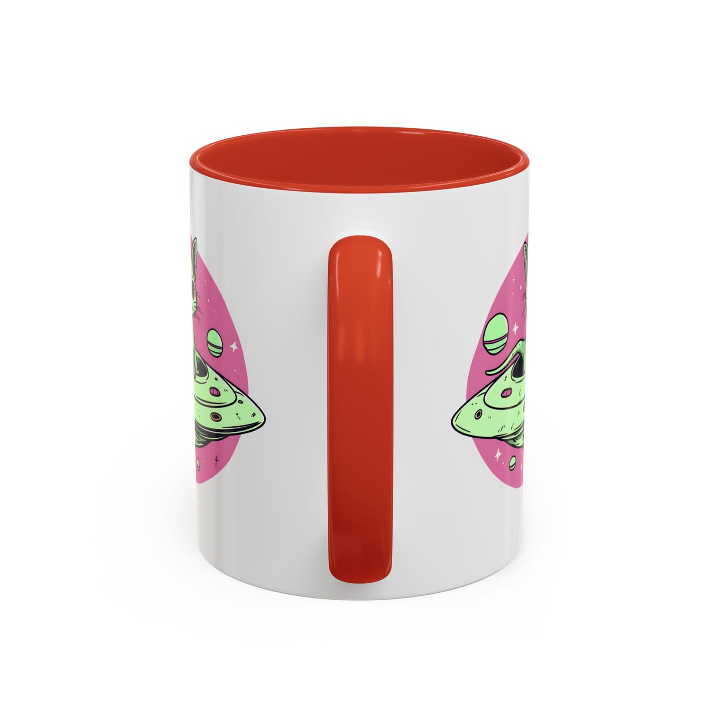 Alien Mug - Flying Saucer Cat
