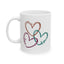 Religious Mug - Faith Love Hope Hearts