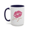 Valentine's Day Mug - Love You Lips Kiss