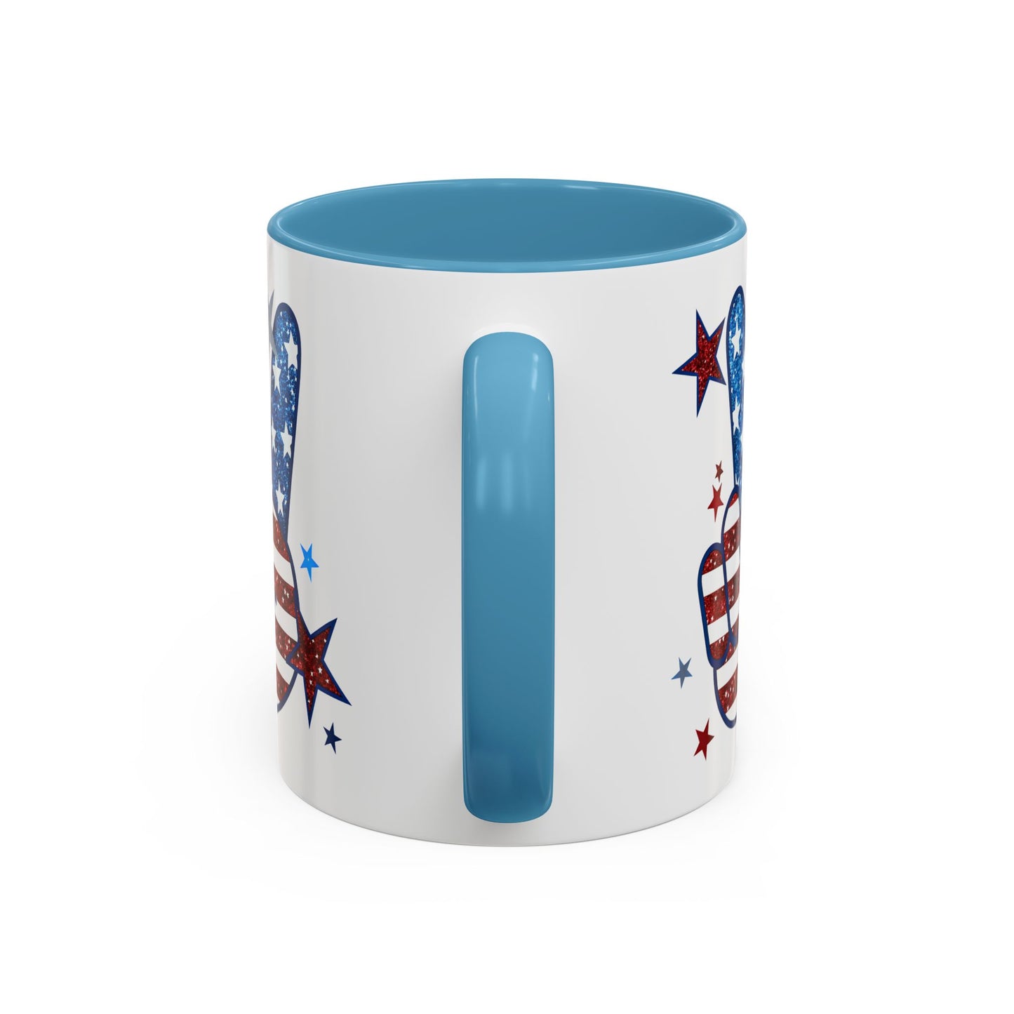 4th of July Mug - America Peace Sign