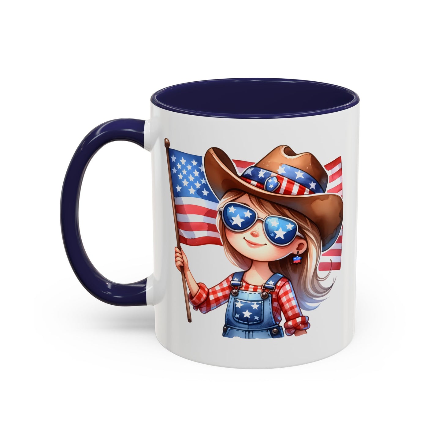 4th of July - Cowgirl Flag