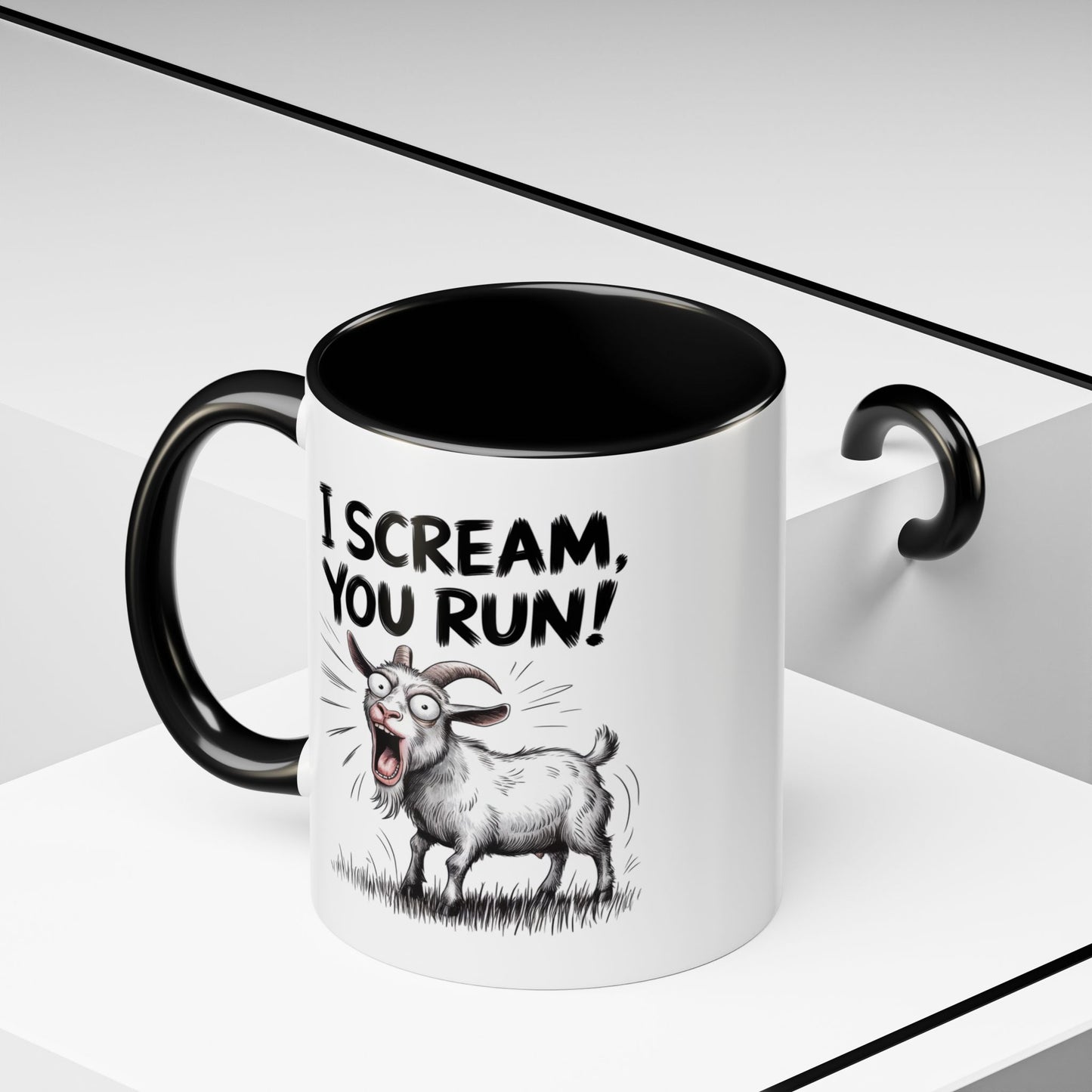 Humor Mug - I Scream, You Run