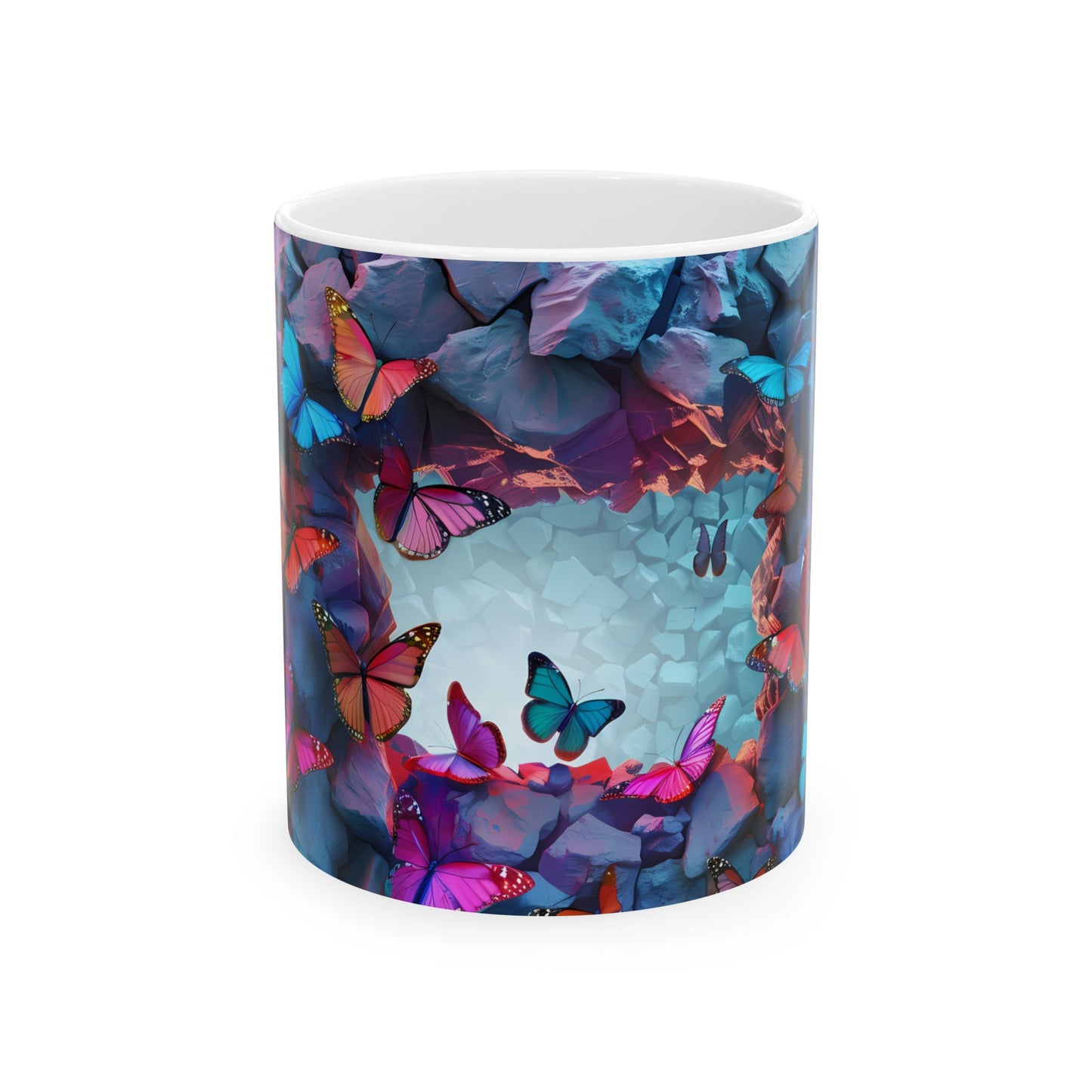 Artistic Mug - Colorful Butterflies