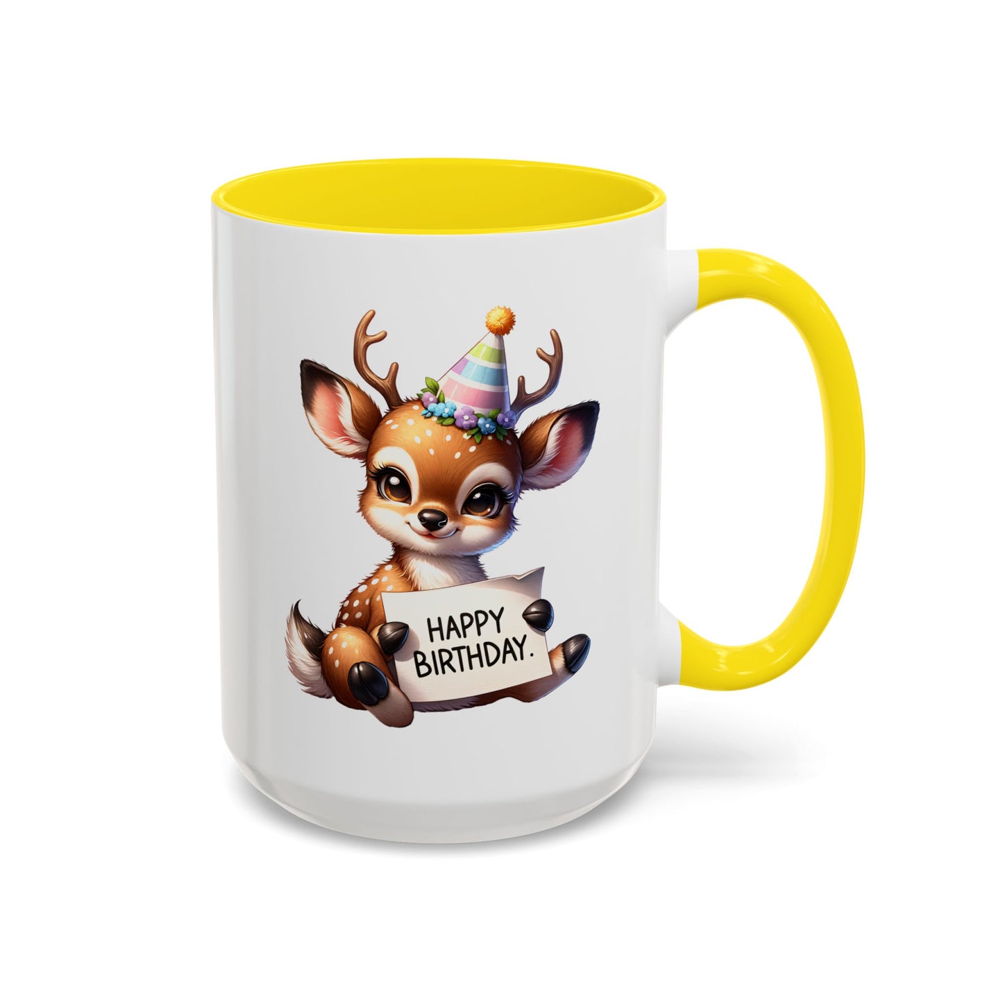 Birthday Mug - Happy Birthday Deer Clipart
