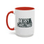 Christmas Mug - Merry Christmas White & Black Text Tree