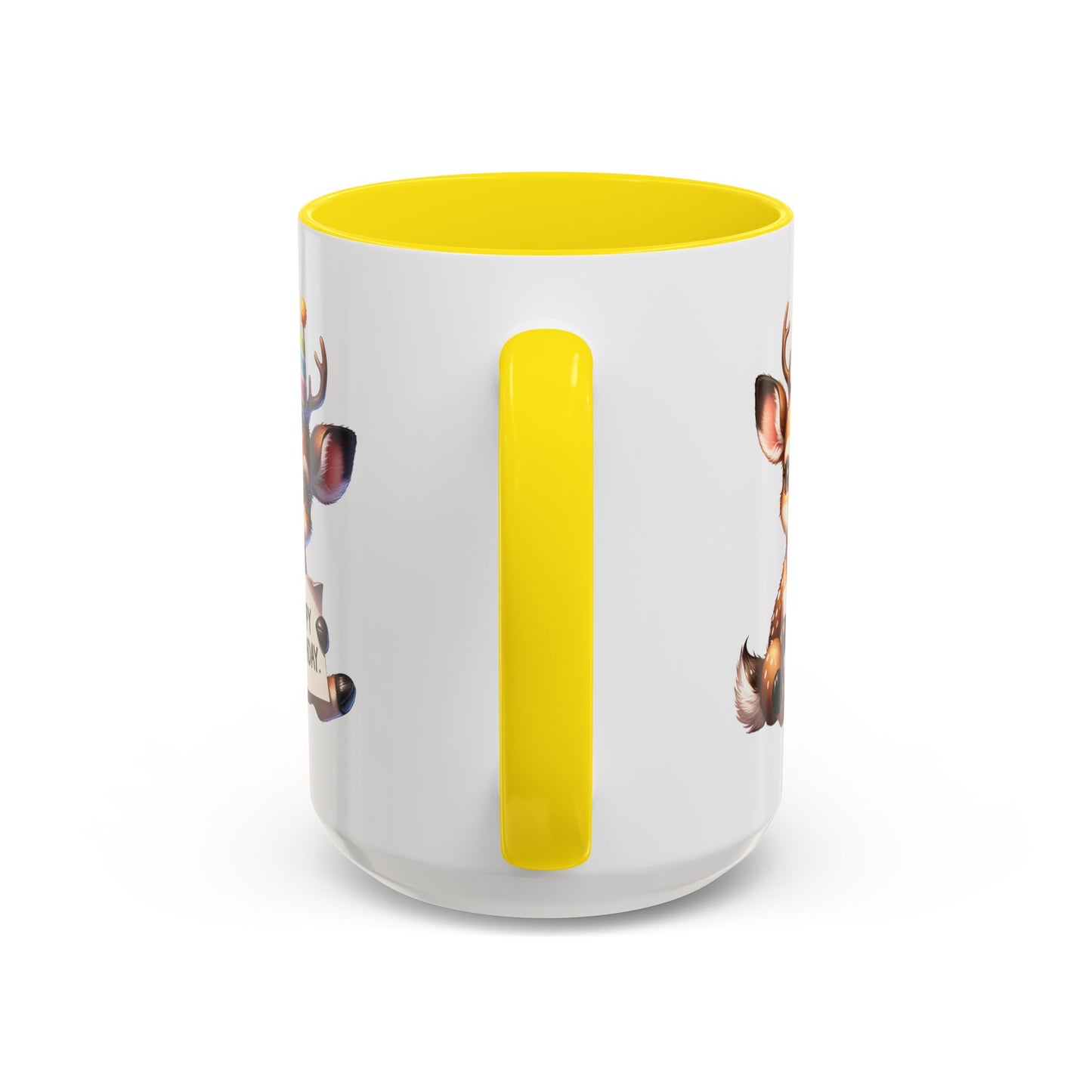 Birthday Mug - Happy Birthday Deer Clipart