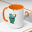 Humor Mug - Monster Drinks Coffee Spill