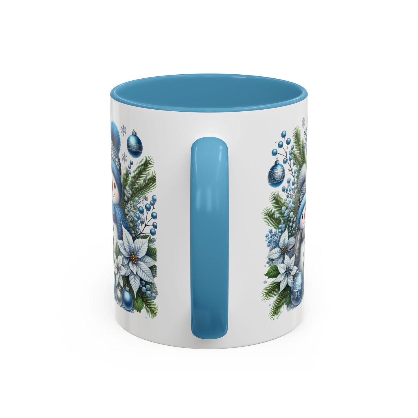 Christmas Mug - Blue Snowman Child
