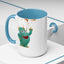 Humor Mug - Monster Drinks Coffee Spill