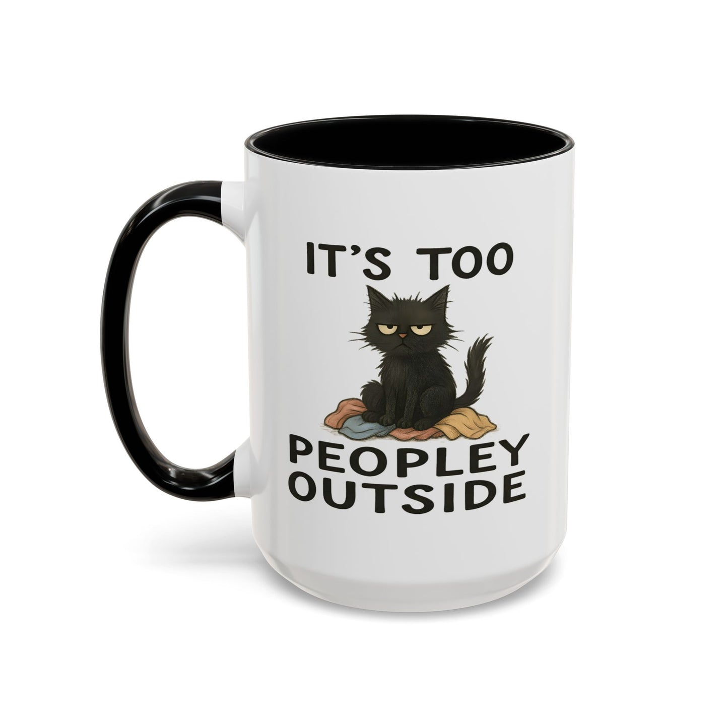 Animal Mug - It's Too Peopley Outside